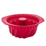 Forma redonda de silicone vermelha - Euro