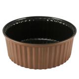 Forma Redonda Para Suflê 25Cm Cerâmica Cobre Ceraflame