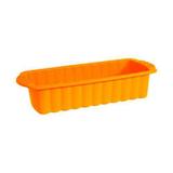 Forma Retangular Alta Laranja Em Silicone - Mimo