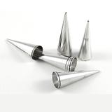 Formas Cone Para Massas Com 12 Unidades Em Inox, Molde Cone - Carisma
