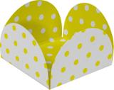 Forminha 4 Petalas Amarelo E Branco - Atacadão das lembranças