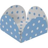 Forminha 4 Petalas Azul Bb E Branco - Atacadão das lembranças
