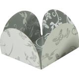 Forminha 4 Petalas Floral Prata - Atacadão das lembranças