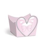 Forminha Cachepot para Doces Coração Ballet 24 unidades Cromus