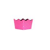 Forminha Caixeta Caveira Rosa 24 unidades Duster - Festabox