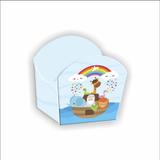Forminha Caixeta Decorada Arca de Noé 24 unidades Duster - Festabox