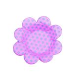 Forminha Flor Baixa Poá Rosa e Azul 50 unidades Decorart