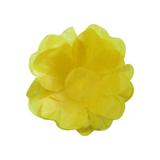 Forminha Flor de Seda Amarela 40 unidades Decorart