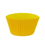 Forminha Impermeável para Cupcake Amarela 45 unidades - Festabox