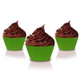 Forminha Impermeável para Cupcake Verde Limão 45 unidades Regina Festas