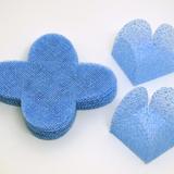 Forminha para Doce Caixeta Tela Azul Claro - Ro artesanato