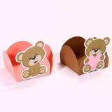 Forminha para Doce Ursinho Rosa 24 unidades - Ro artesanato