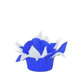 Forminha para Doces Brinco de Princesa Azul e Branco 40 unidades Cromus - Festa express