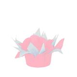 Forminha para Doces Brinco de Princesa Rosa e Branco 40 unidades Cromus - Festa express