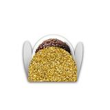 Forminha para Doces Caixeta Decorada Glitter Dourado c/ 50 unidades - Kid art