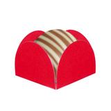 Forminha para Doces Caixeta Lisa c/ 50 unidades Vermelho - Kid art