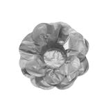 Forminhas de Crepom Simples Flor Prata 40 unidades Decorart