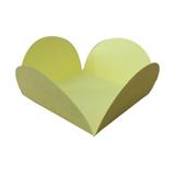 Forminhas Para Doces 4 Pétalas Papel Kit Com 100 Unidades - Amarelo Bebê - Upontocom