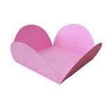 Forminhas Para Doces 4 Pétalas Papel Kit Com 100 Unidades - Rosa Bebê - Upontocom