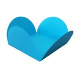 Forminhas Para Doces 4 Pétalas Papel Kit Com 1000 Unidades - Azul Celeste - Upontocom