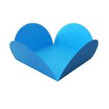 Forminhas Para Doces 4 Pétalas Papel Kit Com 200 Unidades - Azul Claro - Upontocom