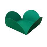 Forminhas Para Doces 4 Pétalas Papel Kit Com 200 Unidades - Verde Escuro - Upontocom