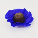 Forminhas para Doces Flor de Crepom Azul Escuro c/ 40 unidades - Da festa