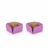 Forminhas para Doces Quadrada Lílas 50 unidades - Festabox