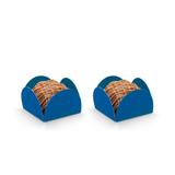 Forminhas para Doces Quadradas Azul Royal Pequena 50 unidades - Festabox