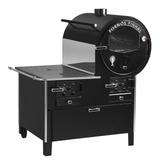Forno A Lenha Industrial Pinhal 1-30 Fogão Acoplado 2B E Caixa De Lenha