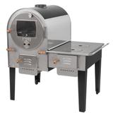 Forno com Fogão 430 com parte da Frente Inox - Hidro