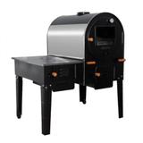 Forno com Fogão a Lenha Inox - Hidro