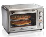 Forno de Convecção 32Lts Hamilton Beach Prata Timer de Até 2 Horas 1500W Real Capacidade para 2 Pizzas de 30 cm