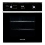 Forno de embutir elétrico Brastemp 84 litros Preto com convecção e timer touch