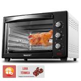 Forno Eletrico Best 48 Litros Plus Preto/Branco 127V 1600W (com Luva Termica)