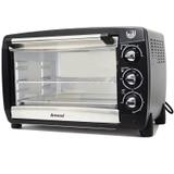 Forno Elétrico de Bancada 45 Litros Multifunção Timer Alarme Amvox AFR 4500 Preto