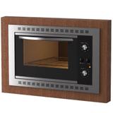 Forno Elétrico de Embutir Nardelli 45L Inox Preto 220V N450