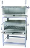 Forno Elétrico de Lastro Industrial Duplo Inox Externo FBE-900DI Tedesco com Porta Guilhotina