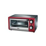 Forno Elétrico de Mesa Compact 1000w 220v 10 Litros Preto E Vermelho - Oster