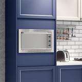 FORNO ELéTRICO PARA EMBUTIR 127V 44 LITROS DECORATO CINZA - MUELLER - Mueller fogões s/a