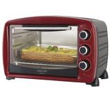 Forno Elétrico Philco PFE30V RETRO, 30L, 2 resistências, Função Dourar, Vermelho - 220V