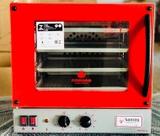 Forno Elétrico Turbo de Convecção Inox - Vermelho com 4 bandejas removíveis - Santeq