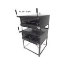 Forno Industrial Com Pedra Refratária de 90cm -Duplo - Gás - Metal Brey