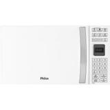 Forno Micro-ondas 25L Philco PM025B com Iluminação Interna e Níveis de Potência Branco 127V