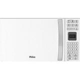 Forno Micro-ondas 25L Philco PM025B com Iluminação Interna e Níveis de Potência Branco 220V
