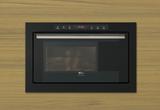 Forno micro-ondas fischer de embutir infinity 25 litros preto com dourador