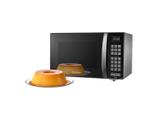 Forno Microondas Panasonic GT68HS Inox, 30L, Com Gril, Design Premium Com Puxador Cromado