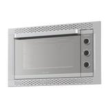 Forno mueller decorato de embutir inox 44l