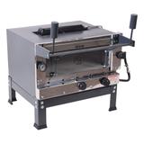 Forno Pizza Industrial a Gás Com 1 Pedra Refratária Fixas 45x45 - MR Fogões