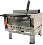 Forno Pizza Industrial A Gás Pedra Reflatária 44x49 Com Infravermelho - Cristalaço